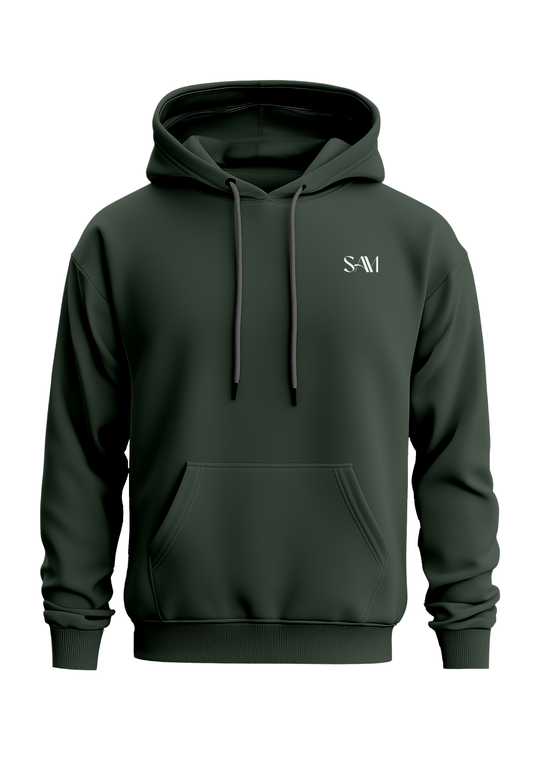 Simple SAM Unisex Oversized Hoodie - Green